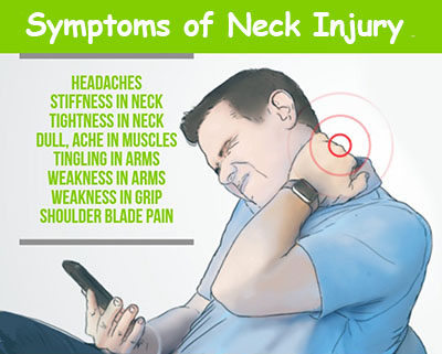neck injury signs